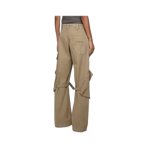 Strap-Detailed Cargo Trousers