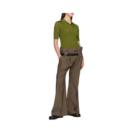Belted Casual Pants