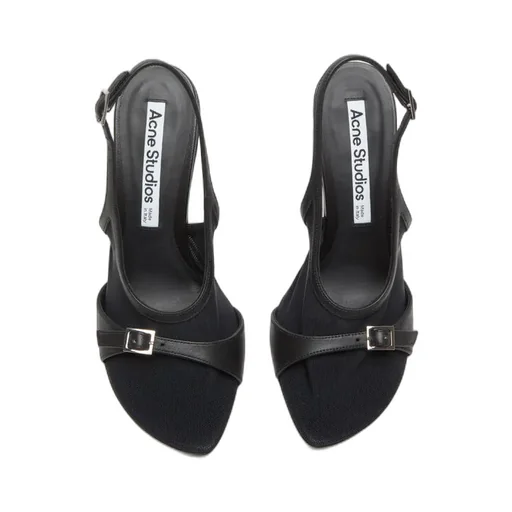 Mesh-Panelled Sandals