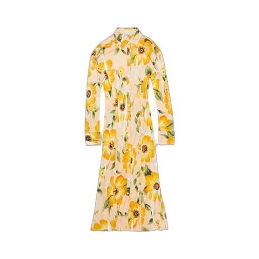 Floral-Print Midi Dress