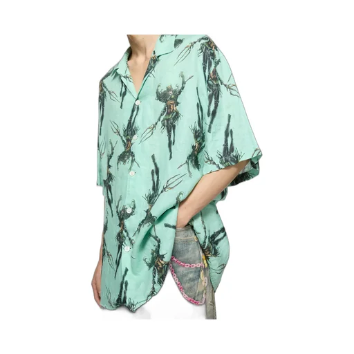 Cartoon-Print Shirt