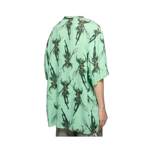 Cartoon-Print Shirt