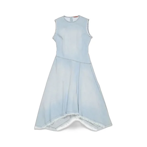 Sleeveless Asymmetric Hem Dress