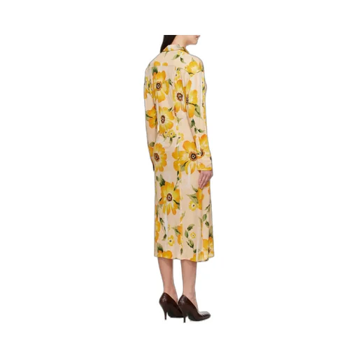 Floral-Print Midi Dress