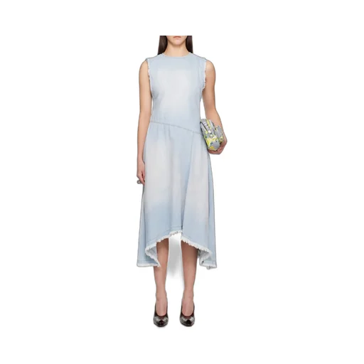 Sleeveless Asymmetric Hem Dress