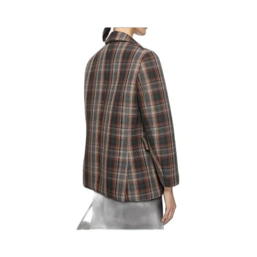 Checked Blazer
