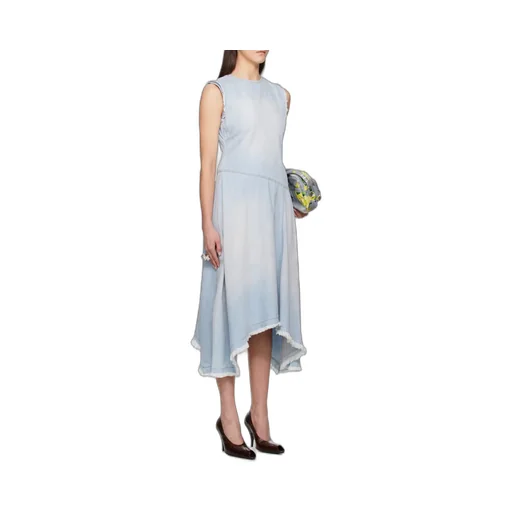 Sleeveless Asymmetric Hem Dress