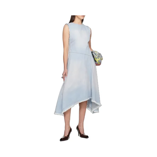 Sleeveless Asymmetric Hem Dress