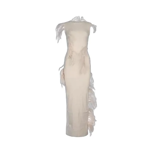Round Collar Sleeveless Dress