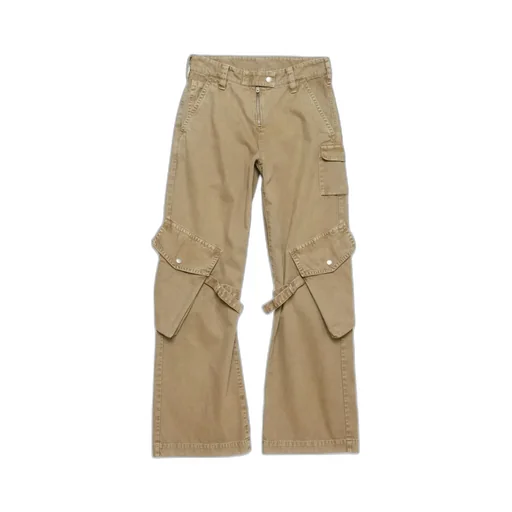 Strap-Detailed Cargo Trousers