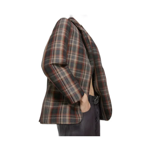 Checked Blazer