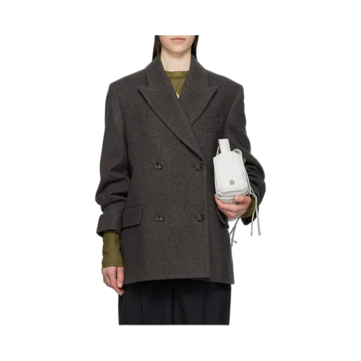 Double-Breasted Twill Jacket