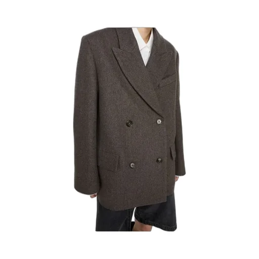 Double-Breasted Twill Jacket