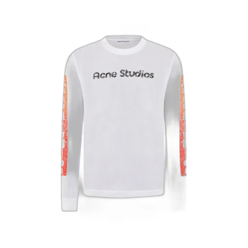 Round Collar And Long-Sleeved T-Shirt
