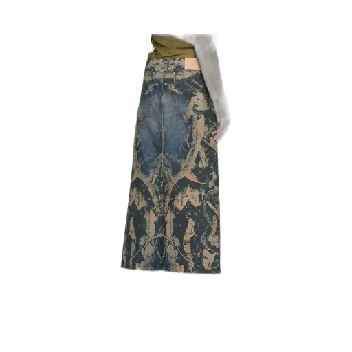 Denim Midi Skirt