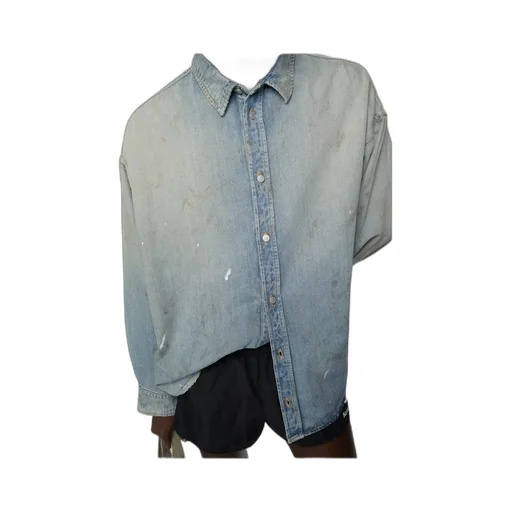 Distressed Denim Shirt