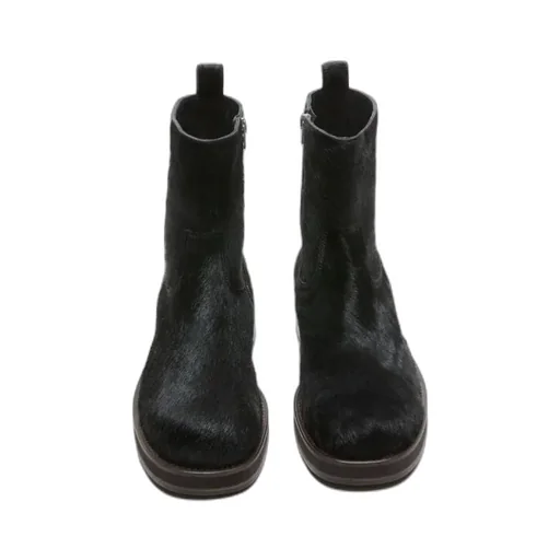 Round-Head Ankle Boots