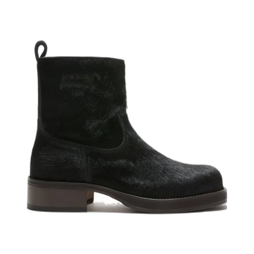 Round-Head Ankle Boots