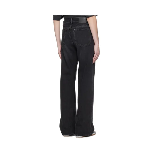 Logo Patch Wide-Leg Jeans