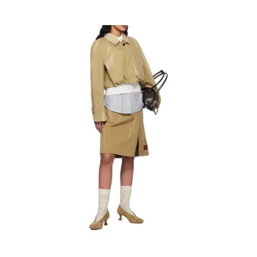 Twill Midi Skirt
