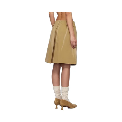 Twill Midi Skirt