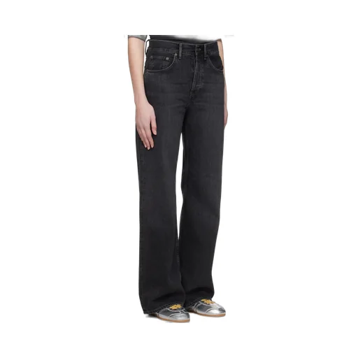 Logo Patch Wide-Leg Jeans