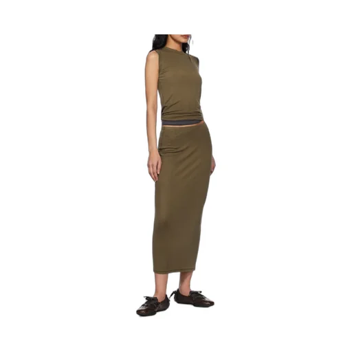 Elastic Waist Skirt