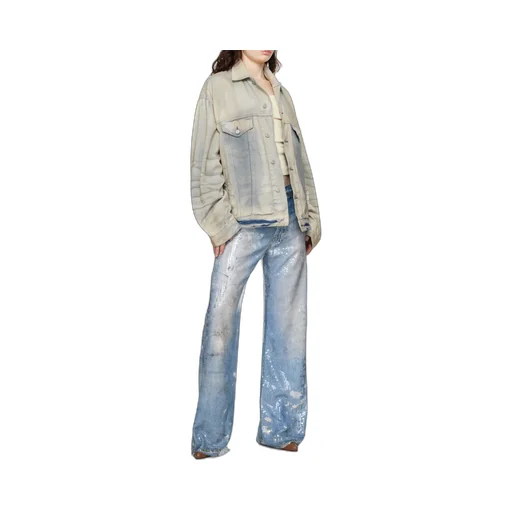 Oversized Distressed Denim Jacket