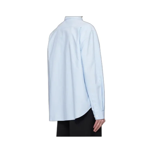 Logo Embroidered Long-Sleeved Shirt
