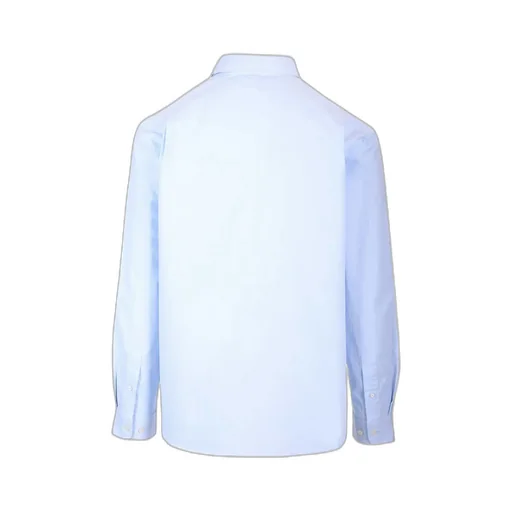 Logo Embroidered Long-Sleeved Shirt