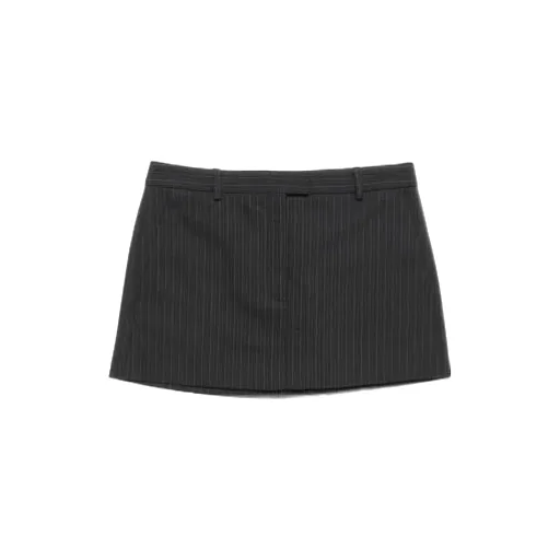 Pinstriped Mini Skirt