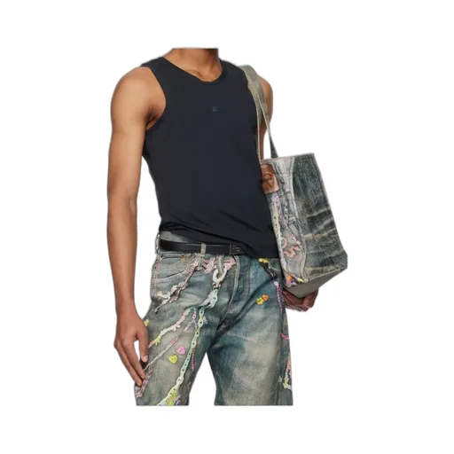 Logo Patch Jersey Tank Top