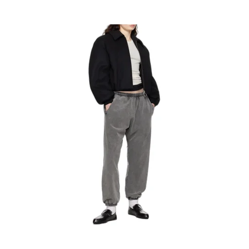Zip-Up Long-Sleeved Bomber Jacket