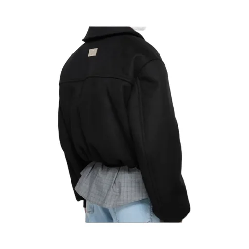 Zip-Up Long-Sleeved Bomber Jacket