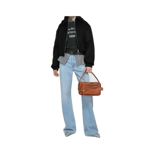 Zip-Up Long-Sleeved Bomber Jacket