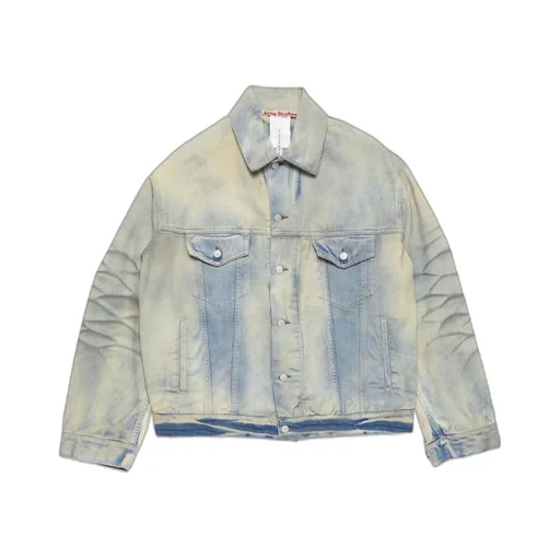 Oversized Distressed Denim Jacket