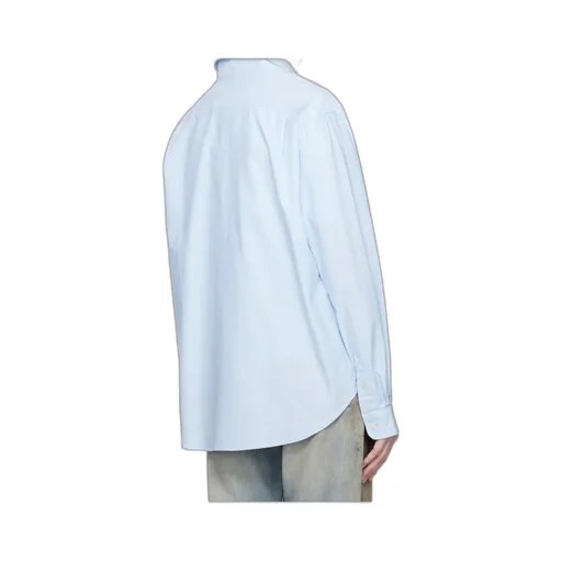 Logo Embroidered Long-Sleeved Shirt