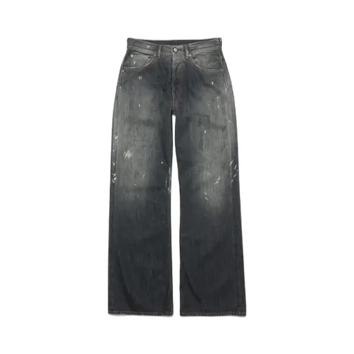 Loose-Fit Distressed Jeans