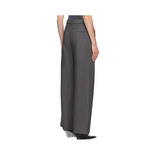 Deconstructed Pinstripe Trousers