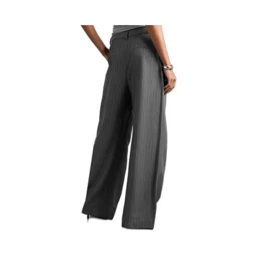 Deconstructed Pinstripe Trousers