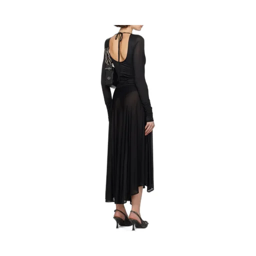 Open Back Long Sleeved Dress