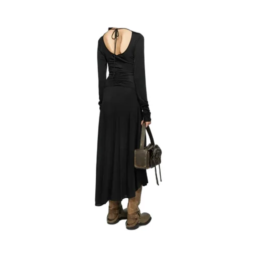 Open Back Long Sleeved Dress