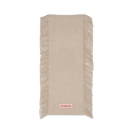 Wool Fringed-Edge Scarf