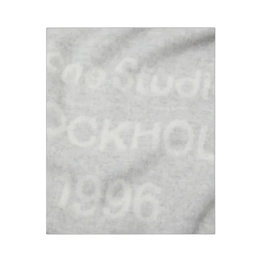 Logo Jacquard Fringed Scarf