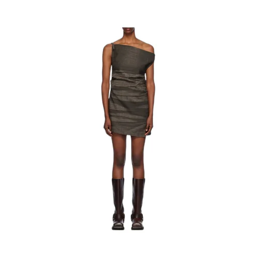 Single Shoulder Asymmetrical Dress