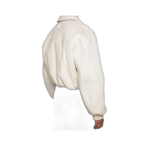 Wool-Blend Bomber Jacket