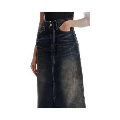 Belt Detailed Midi Skirt