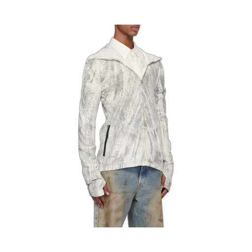 Zippered Dyed Hoodie