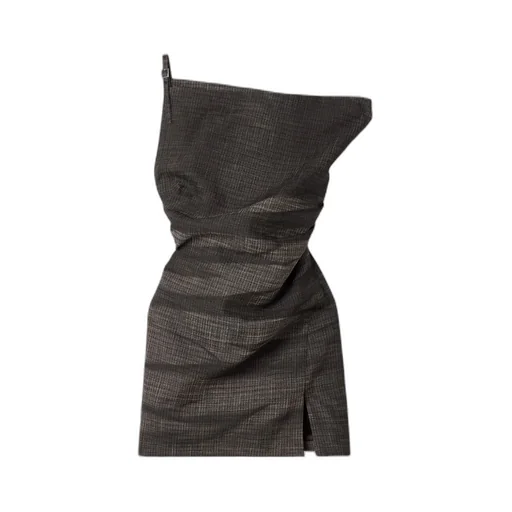 Single Shoulder Asymmetrical Dress