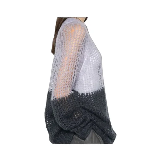 Colour-Block Knit Sweater